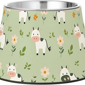 Забавная миска для домашних животных шалфейно-зеленого цвета, нескользящая, из нержавеющей стали, простая миска для медленного кормления собак, помогающая справиться с усталостью после кормления.