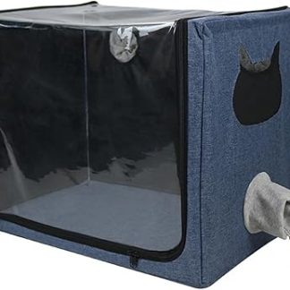 Универсальный гнездо-распылитель для домашних животных, портативный и складной, большой вместимости, изготовлен из ткани Оксфорд ПВХ с двойной системой вентиляции для маленьких собак и кошек.