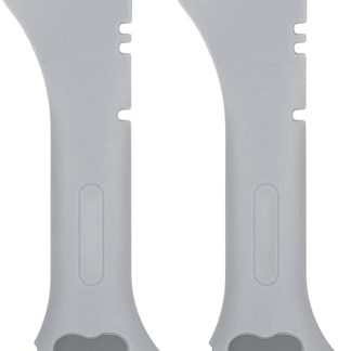 Консервный нож в форме кошачьей лапы, ложка для корма, силиконовый, легкий, нетоксичный, моющийся, прочный, набор из 2 шт., 4x13 см.