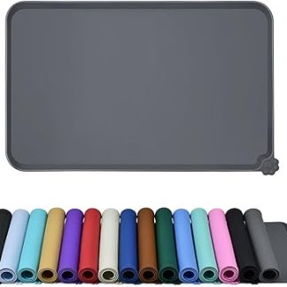 Силиконовые коврики для кормления домашних животных - водонепроницаемые коврики для собак и кошек с приподнятыми краями - коврики для кормления собак и кошек - выбор размеров