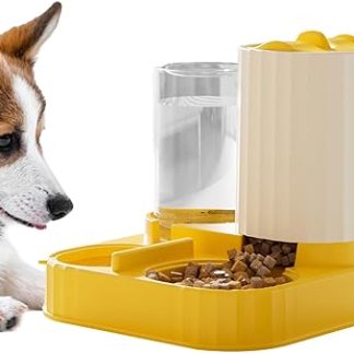 Автоматическая кормушка для кошек - вместительная миска с резервуаром для воды, автоматическая миска для кормления и поения кошек - подходит для щенков, котят, кошек мелких и средних пород, для использования в помещении, на балконе, в саду, на заднем дворе.