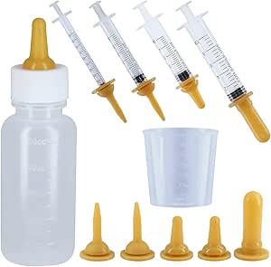 Набор из 10 бутылочек для жидкого кормления кошек и собак Selyse