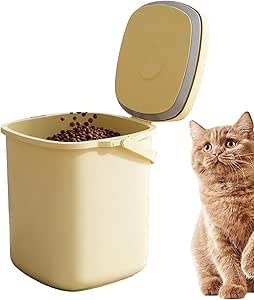 Контейнер для хранения корма для домашних животных, вакуумный контейнер для лакомств объемом 10 л, пыле- и вакуумный контейнер для корма для собак, кошек и щенков, злаков, муки, сои, кухонных принадлежностей и т.д.