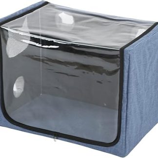 Портативный складной бокс для распыления воды Naroote для ухода за кошками, собаками и другими домашними животными. Подарок для путешественников и ветеринарных клиник. Ткань Оксфорд, размеры 24x16x18 дюймов.