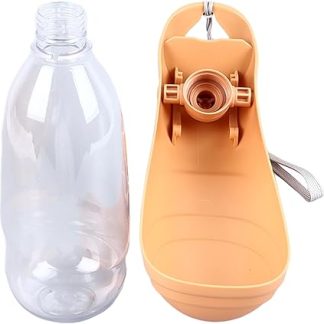 Многофункциональная бутылка для воды для собак, большой объем 300 мл, портативный диспенсер для воды для собак, удобный для прогулок.