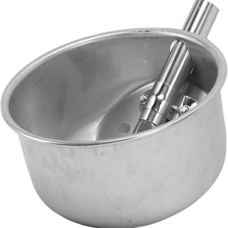 Автоматическая круглая поилка для свиней Jiawu Reliable, изготовленная из утолщенной нержавеющей стали, для молодых поросят.