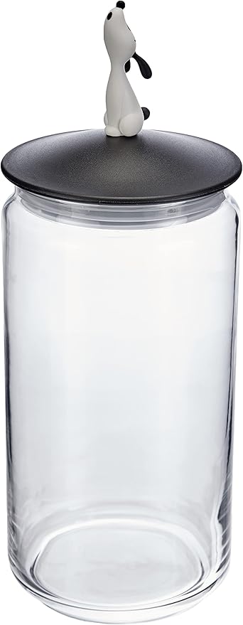 Контейнер для собачьего корма Alessi AMMI21 B Design, термопластичная смола, черный.