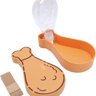 Универсальная портативная бутылка для воды для собак, дозатор корма для домашних животных, безопасна для собак и кошек, гуляющих на улице.