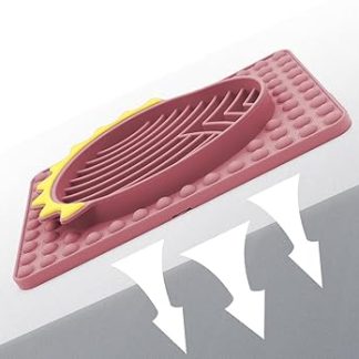 Миски для медленного кормления собак, противоскользящий коврик для вылизывания, устойчивый нескользящий коврик для домашних животных, гладкая текстура, медленное поедание, интерактивная миска для кормления собак.