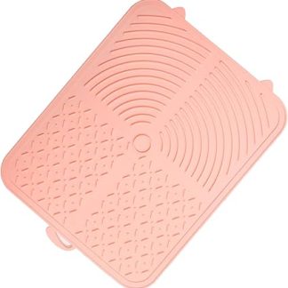 Обычный коврик для вылизывания собак, снимает тревогу, легко моется, термостойкий, замедляет процесс кормления щенков (розовый)