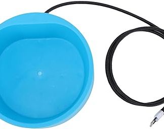 Миска для воды Haofy объемом 2,5 л с подогревом для собак и кошек, нагревается до 30℃, оснащена стальным шнуром и нескользящим основанием для использования на открытом воздухе.