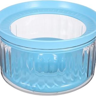 Прозрачная бутылка для воды для собак Toddmomy с нескользящим основанием и плавающим диском, защищающим от брызг и проливаний. Идеально подходит для дома и путешествий, обеспечивая комфортное и чистое питье.