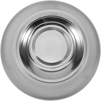 Подставка для корма Kisangel из нержавеющей стали с эргономичным наклоном и нескользящим основанием идеально подходит для кормления кошек и маленьких собак сухим и влажным кормом.