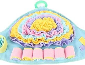 Интерактивный коврик для кормления собак Yinhing Pet Sniffing Mat улучшает навыки поиска пищи, а также способствует медленному поеданию. Увлекательная тренировка для щенков.