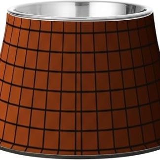 Миска для воды для собак оранжево-черного градиента с подставкой, приподнятая миска из нержавеющей стали для кошек средних пород, помогает при усталости усов.