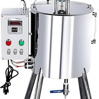 Электрическая машина для розлива и смешивания 100-500 г, машина для розлива губной помады, смесительный резервуар с опорожняющей насадкой, машина для смешивания косметики, диаметр 15 л.