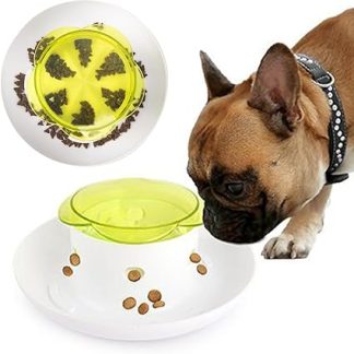 Интерактивная игрушка-дозатор для лакомств для собак | Герметичная конструкция предотвращает протекание корма в миске.