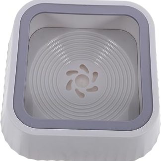 Плавающая миска для воды TOYANDONA без проливания для кошек и маленьких собак, пластиковая кормушка для животных, компактный дизайн.