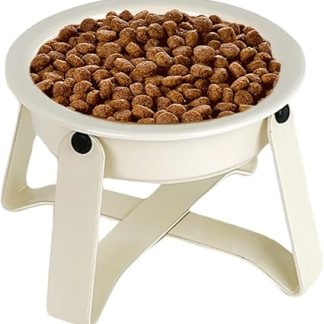 Миска для домашних животных, металлическая миска для здорового питания, кормушка с железной подставкой, кормушка для щенков для использования в помещении, на кухне, в столовой, в поездках, для уборки.