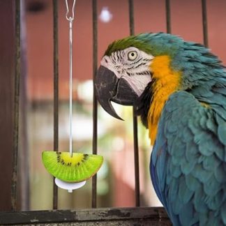 Игрушка-кормушка для попугаев Akozon из нержавеющей стали, 2 шт. Подвесной контейнер для овощей и фруктов. Товары для животных/товары для птиц/кормушки