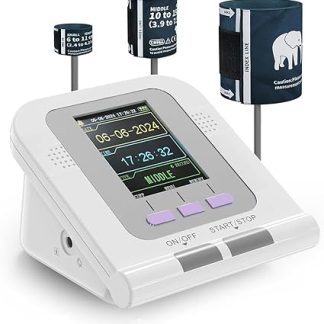 Электронный ветеринарный тонометр Sfidmomanom с 2,8-дюймовым ЖК-дисплеем и 3 манжетами для ухода за домашними животными (собаками, кошками и другими питомцами).