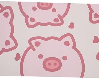 Luqeeg Очаровательный коврик для кормления домашних животных, впитывающий коврик для миски для собак, быстросохнущий, противоскользящий, предотвращает скольжение. Подходит для использования с принадлежностями для домашних животных, собак и кошек.