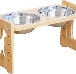 Подставка для миски, нескользящая миска для еды с регулируемой высотой, для собак и кошек, маленьких, средних, больших размеров.