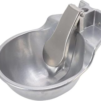 Автоматическая универсальная поилка для крупного рогатого скота и овец // Изготовлена ​​из алюминиевого сплава // Экономит воду, подключается к садовому шлангу // Подходит для собак и коз // 8,66 x 10,63 x 7,87 дюймов