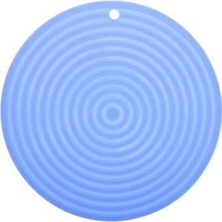 Круглая силиконовая подставка под тарелку Toyvian, термостойкая, противоскользящая, подходит для кухни и кормления домашних животных, универсальна, защищает столешницы и столы от горячих блюд.