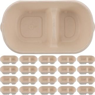 50 мисок для корма и воды для собак в двухместных клетках.