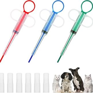 Набор из 3 дозаторов для кормления кошек, дозатор с 6 насадками, инструмент для кормления мелких животных.