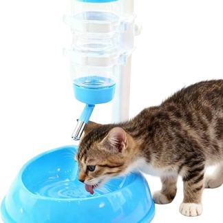 Автоматический дозатор воды для домашних животных, бутылка с защитой от протекания, регулируемая высота, для мелких животных, хомяков, кроликов, ежей.