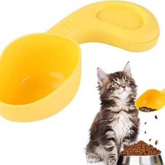 Ложка для корма, эргономичная и пригодная для мытья в посудомоечной машине – ложка для консервов для кошек и собак | Для домашнего использования и использования в дороге