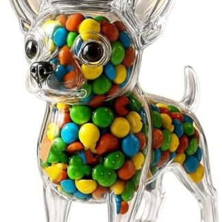 Банка для собачьих лакомств, контейнер для хранения угощений для питомцев, симпатичный герметичный контейнер для хранения собачьих лакомств, подарок для любителя животных.