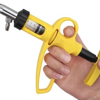 Шприц для животных с регулируемой шкалой, пистолет для непрерывной подачи, предназначенный для ветеринарного применения при уходе за птицей, свиньями, овцами и коровами.