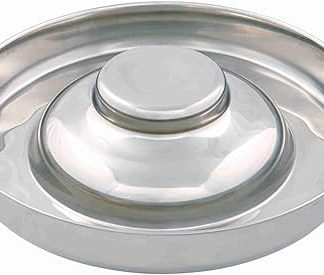 Миска для щенков Trixie из нержавеющей стали, диаметр 38 см.