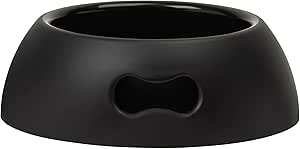 Большая миска для собак United Pets Pappy, экологичная, произведено в Италии, миска для еды и питья для собак, черная, 2200 мл, L