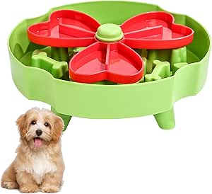 Интерактивная кормушка-головоломка для собак – прочная миска для медленного кормления и развивающая игра для снятия скуки, дрессировки щенков, подарок на день рождения.