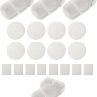 POPETPOP 8 комплектов сменных фильтров и губок для кошачьих фонтанчиков, совместимых с большинством моделей. Эффективные.