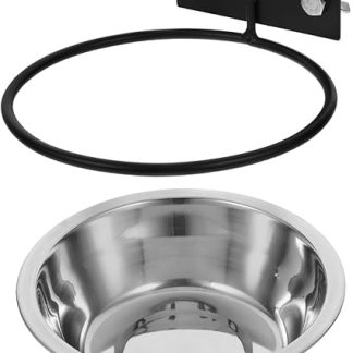 Подвесные миски для собак и кошек TOYANDONA из нержавеющей стали, приподнятая кормушка, компактные, удобные для мелких животных, легко чистятся и долговечны.