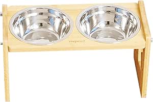 Подставка для миски, приподнятая миска для воды и еды, нескользящая, с регулируемой высотой, для собак и кошек всех размеров, для использования в помещении и на открытом воздухе, для гостиной, кухни.