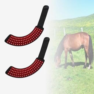 Ультразвуковая терапия красным светом для копыт: портативный, носимый комплект для терапии красным светом для домашних животных, снимает боль в копытах и ​​суставах.