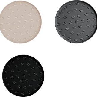 Силиконовый коврик для миски для собак и кошек, водонепроницаемый коврик для корма для собак и кошек (28 x 28 см)