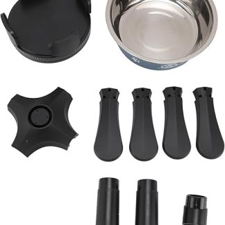 Регулируемая подставка для мисок для собак, высокая, приподнятая подставка для корма для средних и крупных собак.