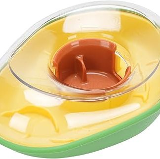 Миска для медленного кормления собак с рисунком авокадо, миска для корма для щенков, кошек и собак крупных пород.