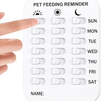 Напоминание о кормлении питомца - табличка с надписью «Вы покормили питомца?» для дома | Красочная наклейка-напоминание для дома, кухни, повседневной жизни, холодильника