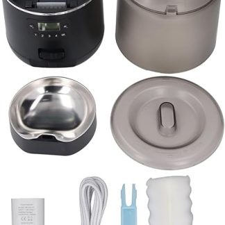 Автоматическая кормушка для кошек из нержавеющей стали объемом 4 л с таймером для кормления питомцев, интеллектуальный дозатор корма для кошек с функцией сохранения свежести.