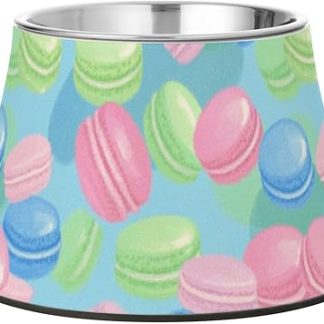 Миска для корма для животных светлого цвета с подставкой, кормушка из нержавеющей стали для собак, кошек, кроликов и птиц, усы для отдыха.