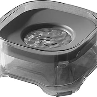 Миски для воды с медленным потоком для собак, водонепроницаемый диспенсер для воды для домашних животных | Увлажняющий поддон для кошек, щенков и маленьких собак