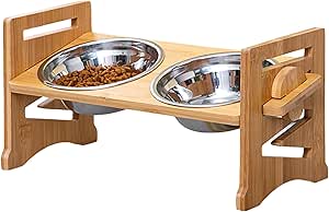Приподнятая миска, регулируемая подставка для миски для собак - аксессуары для кормления и поения кошек, для дома и путешествий.